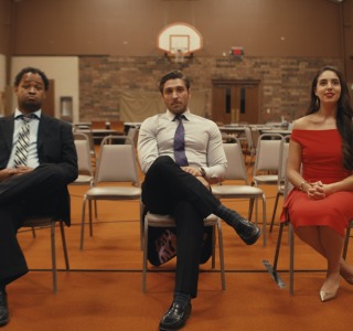 color-grading-short-film-friends-attending-speech